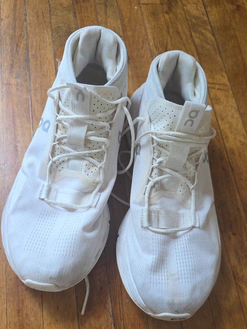 On Running Men's White Athletic Sneakers - Lightweight Performance